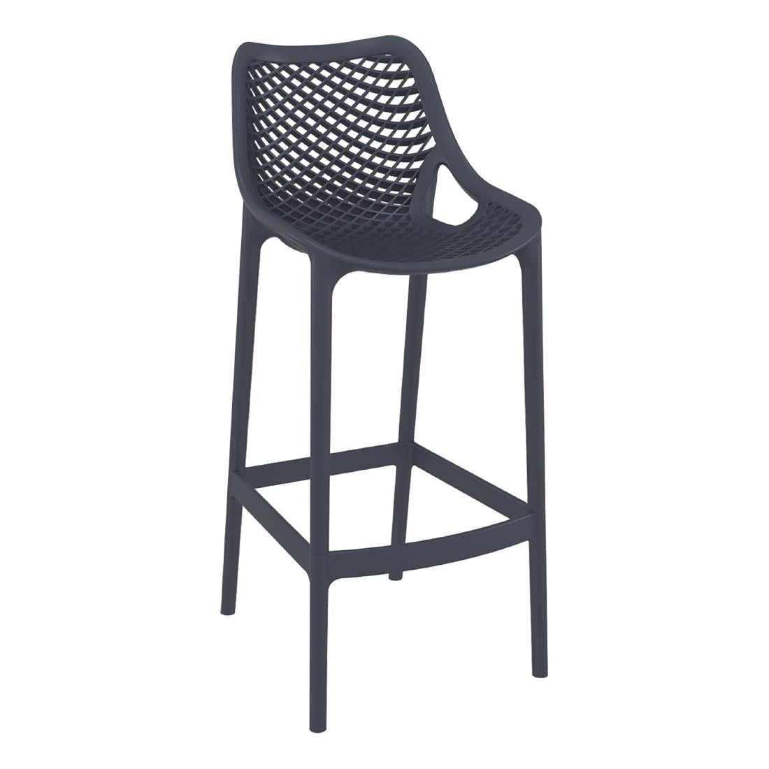 Furnlink Siesta Exclusive Air Barstool 75 - Anthracite (2 Pack) (Pack of 2) • PAS-DD024