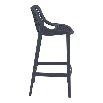 Furnlink Siesta Exclusive Air Barstool 75 - Anthracite (2 Pack) (Pack of 2) • PAS-DD024