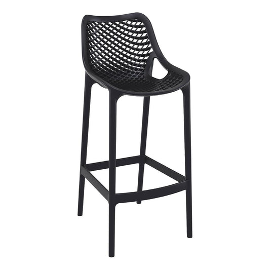 Furnlink Siesta Exclusive Air Barstool 75 - Black (2 Pack) (Pack of 2) • PAS-DD025