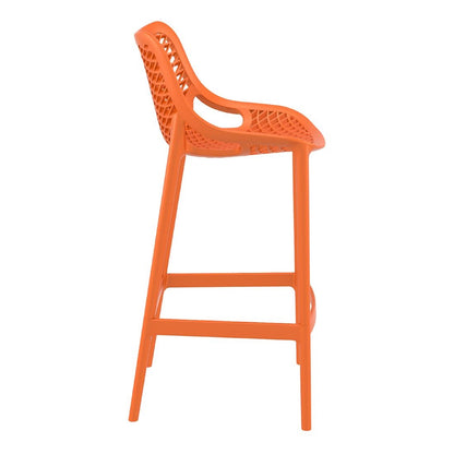 Furnlink Siesta Exclusive Air Barstool 75 - Orange (2 Pack) (Pack of 2) • PAS-DD027