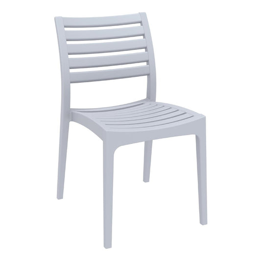 Siesta Exclusive Ares Chair Silver Grey (2 Pack) • PAS-DD034