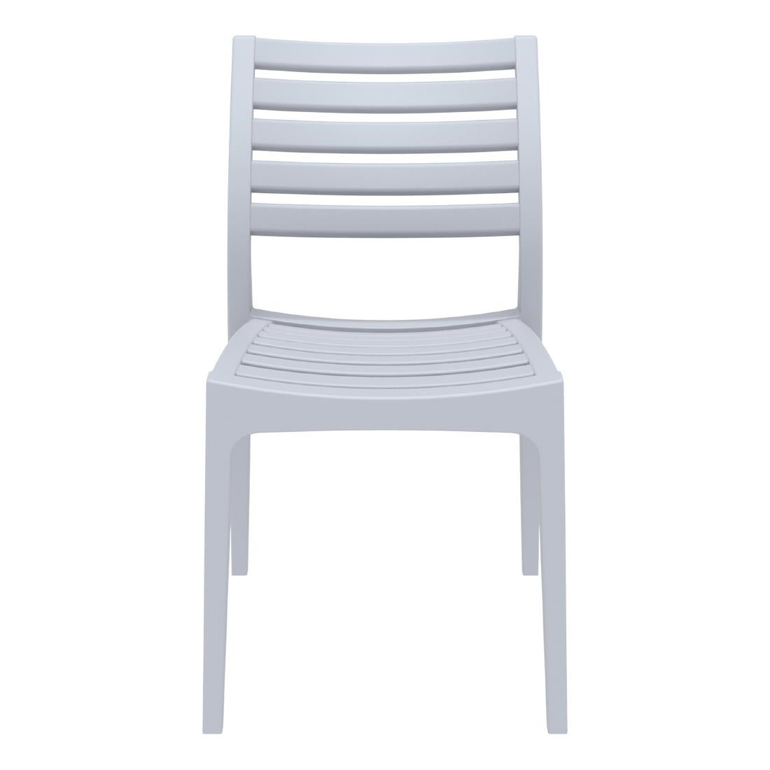 Siesta Exclusive Ares Chair Silver Grey (2 Pack) • PAS-DD034