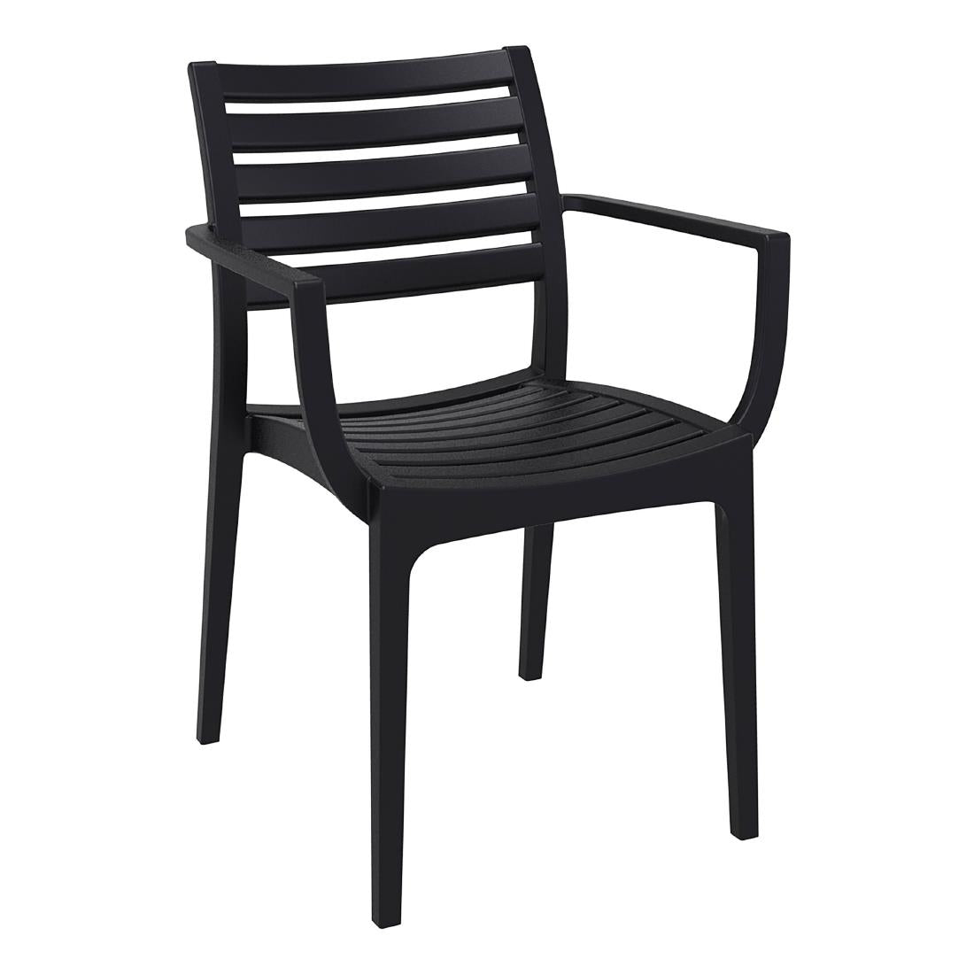 Siesta Exclusive Artemis Armchair Black (2 Pack) • PAS-DD038