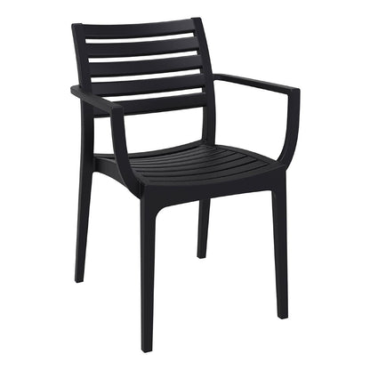 Siesta Exclusive Artemis Armchair Black (2 Pack) • PAS-DD038