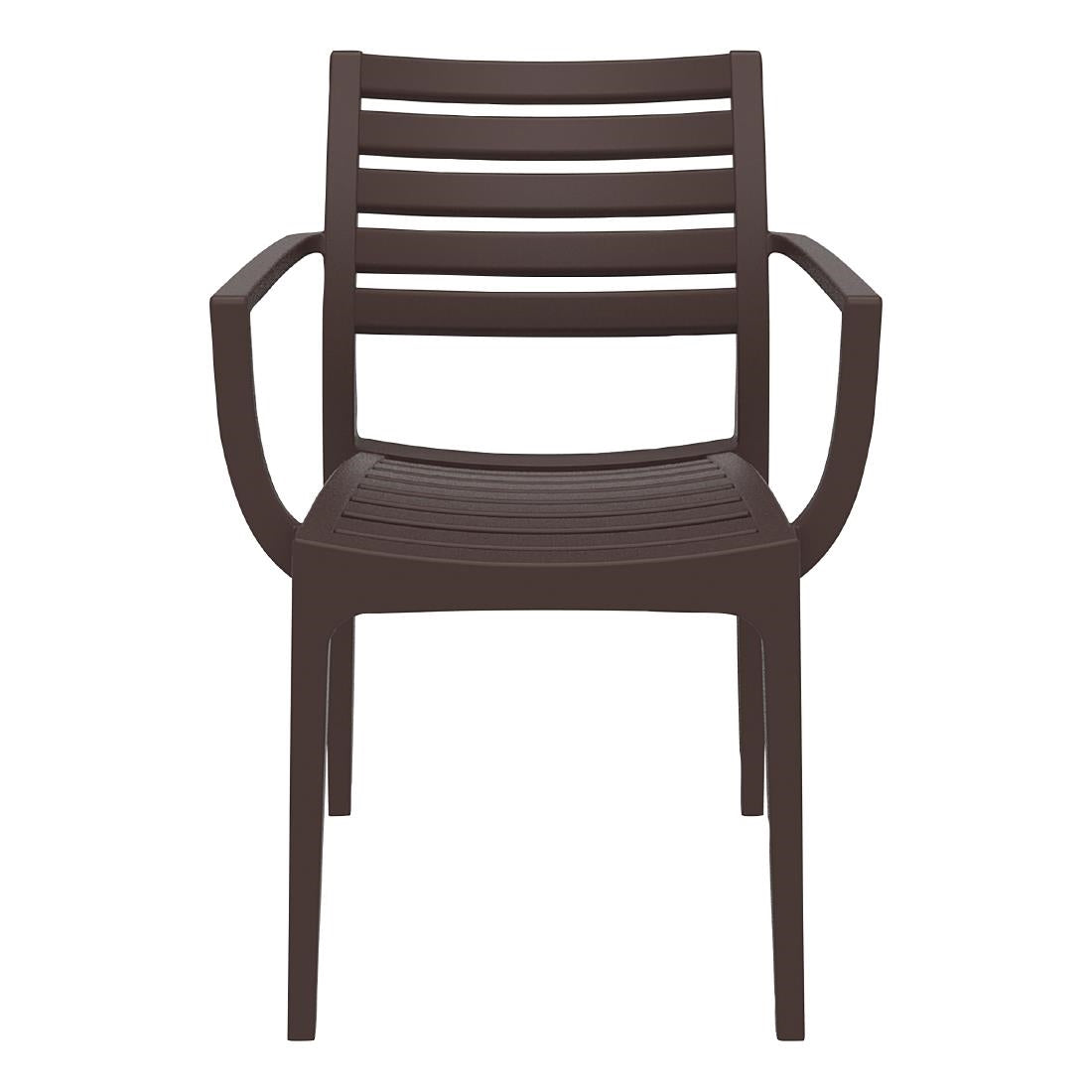 Siesta Exclusive Artemis Armchair Chocolate (2 Pack) • PAS-DD039