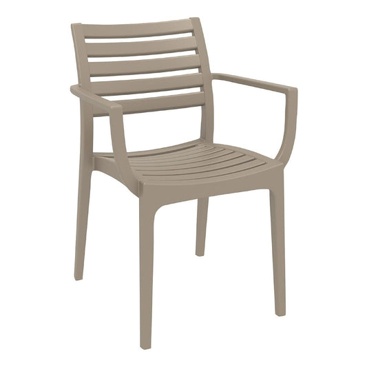 Siesta Exclusive Artemis Armchair Taupe (2 Pack) • PAS-DD041