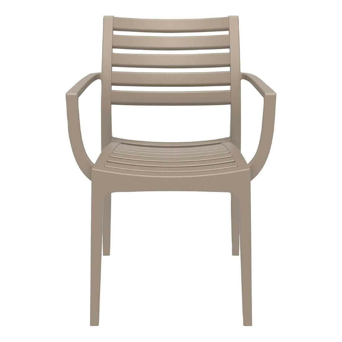 Furnlink Siesta Exclusive Artemis Armchair - Taupe (2 Pack) (Pack of 2) • PAS-DD041