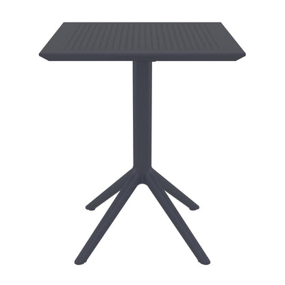 Siesta Exclusive Sky Folding Table 60 Square Anthracite • PAS-DD083