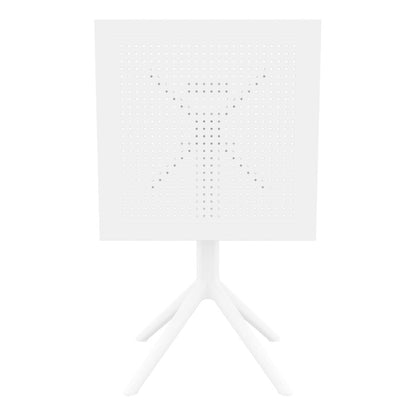 Siesta Exclusive Sky Folding Table 60 Square White • PAS-DD087