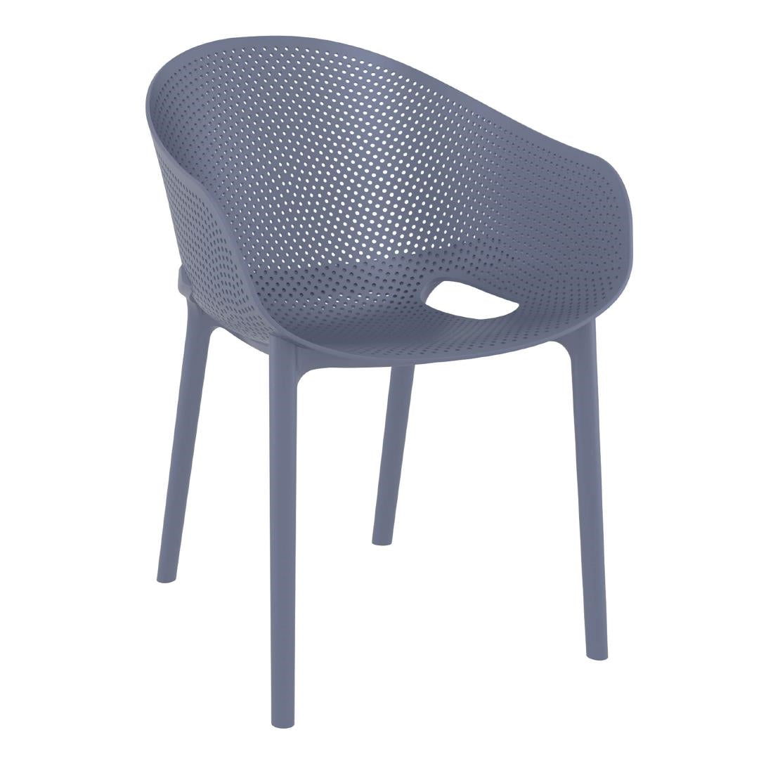 Siesta Exclusive Sky Pro Chair Anthracite (2 Pack) • PAS-DD088