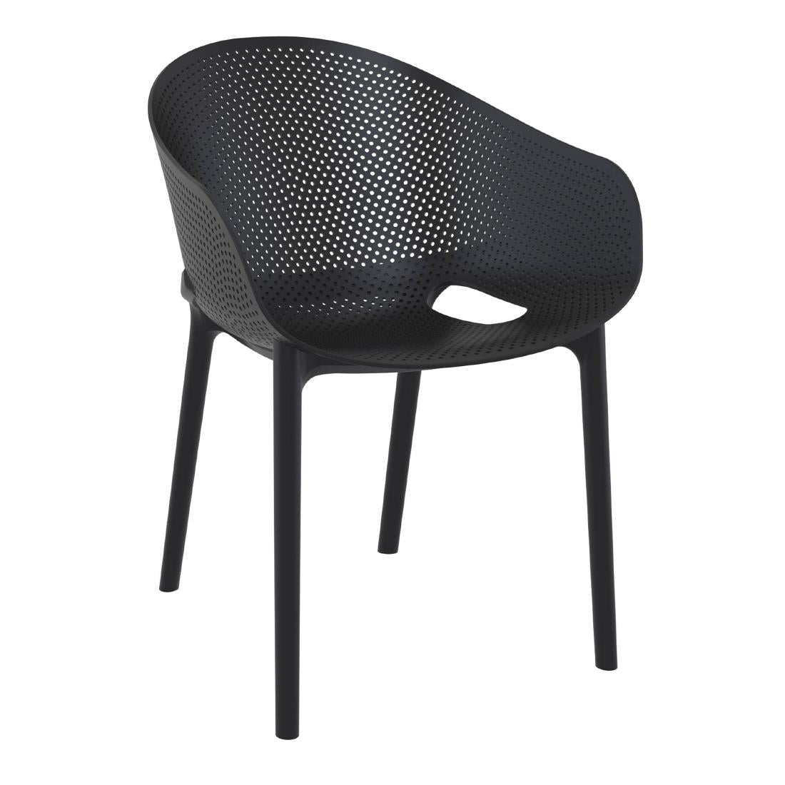 Siesta Exclusive Sky Pro Chair Black (2 Pack) • PAS-DD089