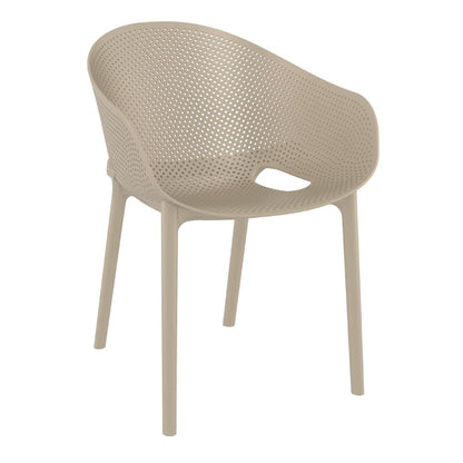 Siesta Exclusive Sky Pro Chair Taupe (2 Pack) • PAS-DD091