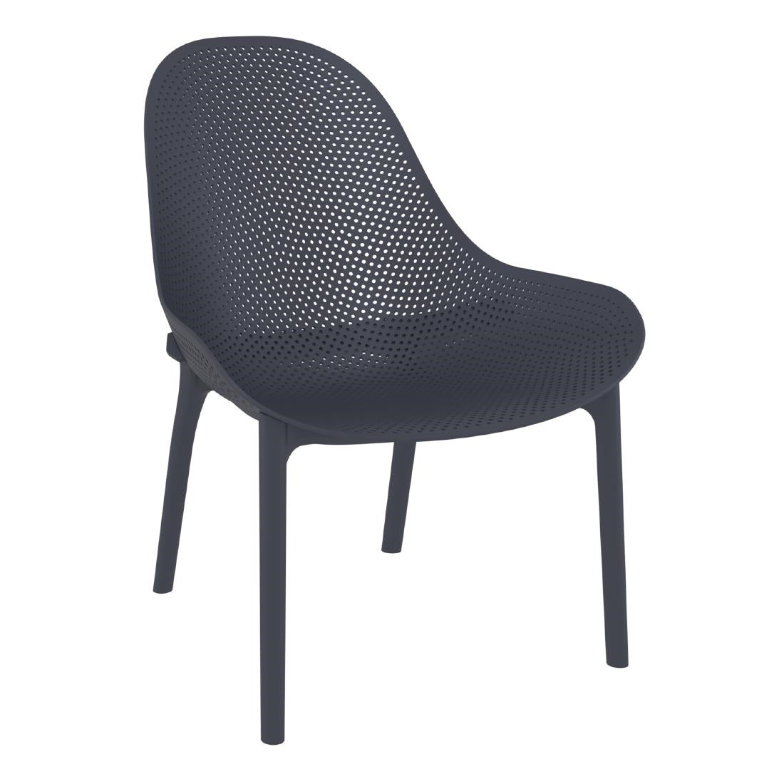 2 x Furnlink Siesta Exclusive Sky Chair - Anthracite • PAS-DD093