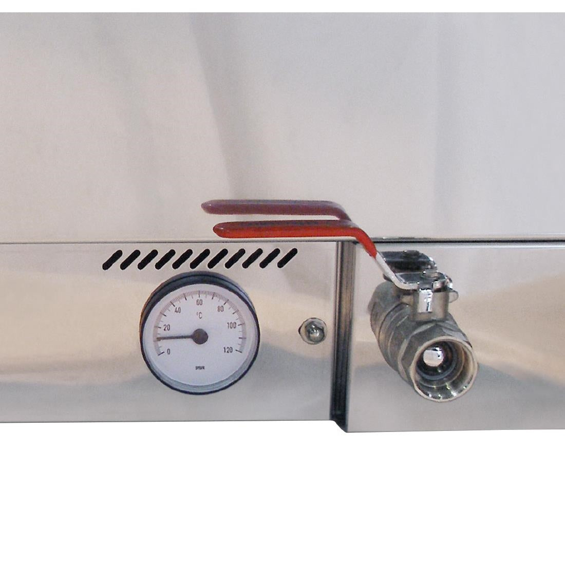 Roband E16 Hot Food Display Bar With 6x 1/2 Gatronorm Pans • PAS-DD113