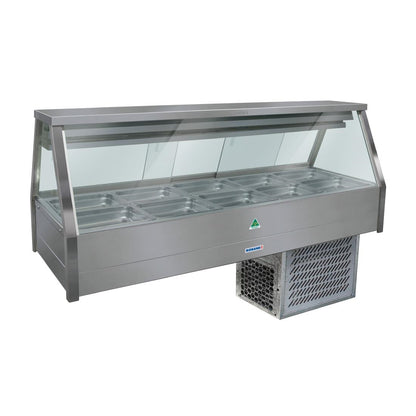 Roband ERX25RD Refrigerated Food Display Bar With 10x1/2 Gastronorm Pans • PAS-DD121