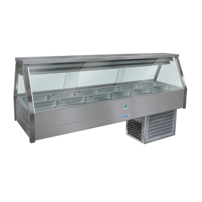 Roband ERX26RD Refrigerated Food Display Bar With 12x1/2 Gastronorm Pans • PAS-DD122