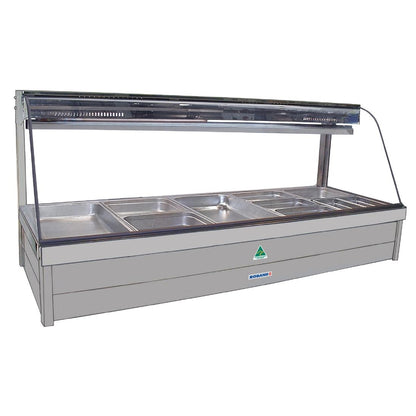 Roband CFX25RD Refrigerated Food Display Bar With Rear Roller doors And 10x 1/2 Gastronorm Pans • PAS-DD132