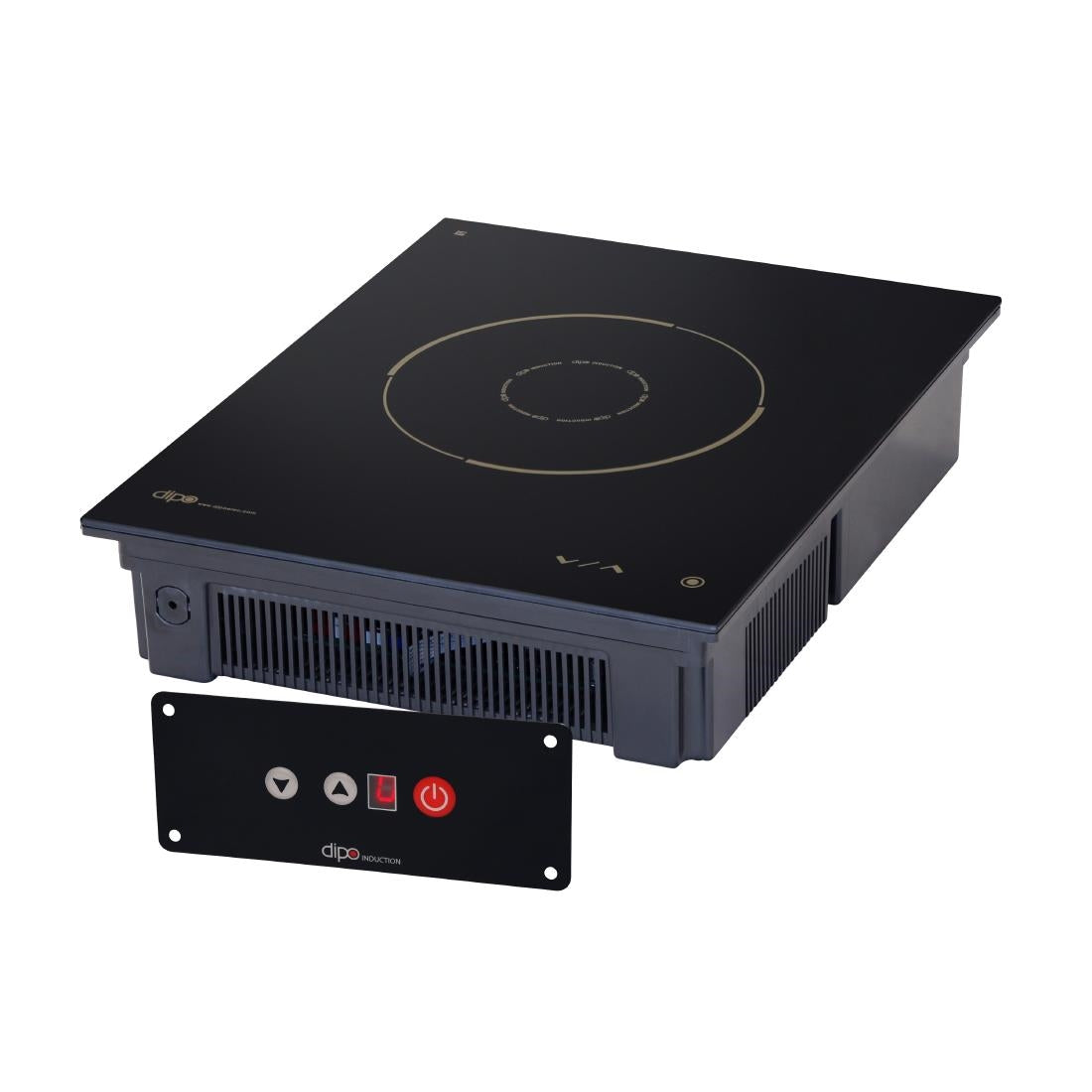 Dipo DWU05 Undercounter LAVA Induction Warmer (296x370x80mm. 10 Amp Plug. 500 Watts. 7 Simmer/Hold settings. Auto over-temp shut-off) • PAS-DD154