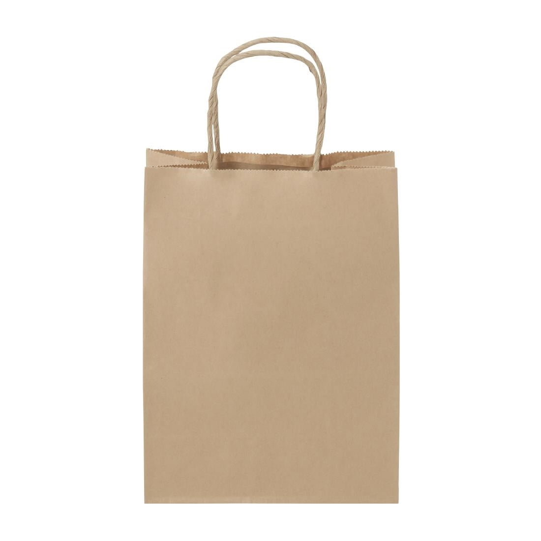 Detpak Junior Paper Twist Handle Carry Bag (250 Pack) (275 x205 x 110mm) • PAS-DD322