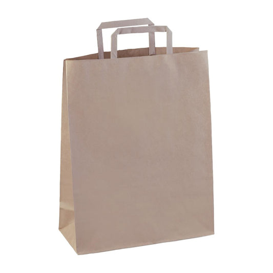Detpak #60 Flat Handle Bag (10Kg) (250 Pack) • PAS-DD329