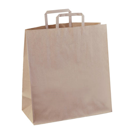 Detpak #75 Flat Handle Bag (10Kg Pack) (250 Pack) (Pack of 250) • PAS-DD330