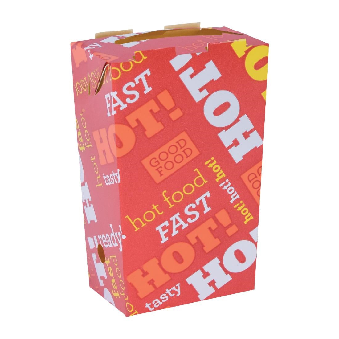 Detpak Hot Fast Food Large Rectangular Chip Carton (Pack 50) • PAS-DD370