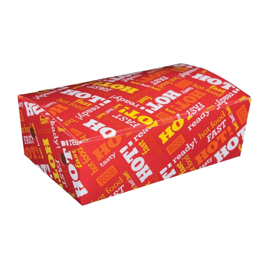 Detpak Hot Fast Food Small Snack Box (Pack 50) • PAS-DD375