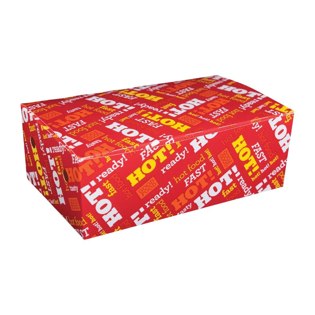 Detpak Hot Fast Food Large Snack Box (400 Pack) (200 x 115 x 70mm | Pack of 400) • PAS-DD377