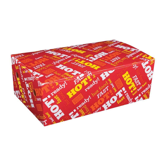 Detpak Hot Fast Food Large Snack Box (Pack of 400) • PAS-DD377