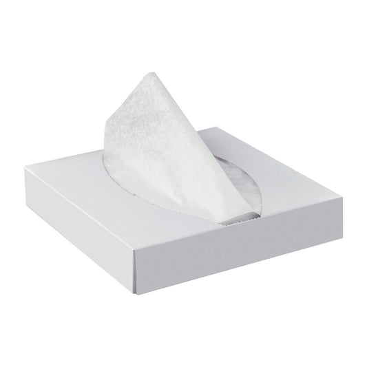 Detpak Large Pick-Up Sheet Dispenser White (16000 Pack) (198 x 198mm | Pack of 16000) • PAS-DD386