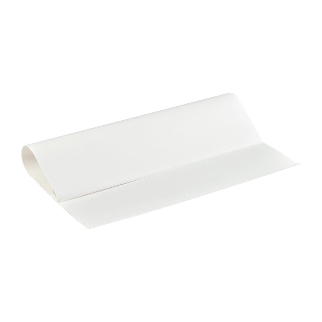 Detpak Medium Waxed Burger Wrap White  (1000 Pack) • PAS-DD390