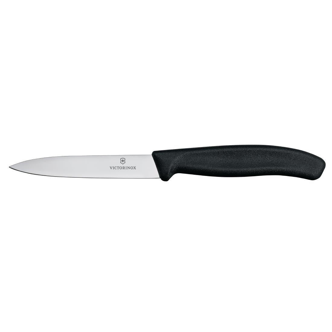 Victorinox Classic 10cm Paring Knife Black Handle Plain • PAS-DD400