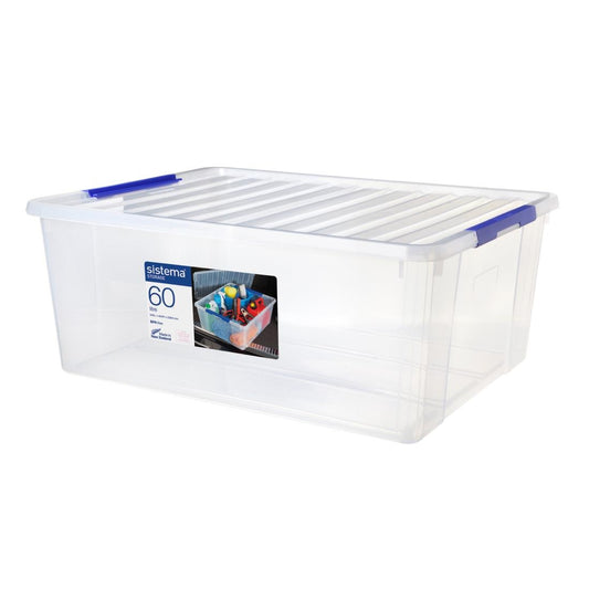 Sistema Storage Bin & Nested Lid Storage Container - 60Ltr • PAS-DD425