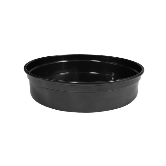 Tomkin Chef Inox Round Aluminium Bar Tray Black 330x50mm • PAS-DD430