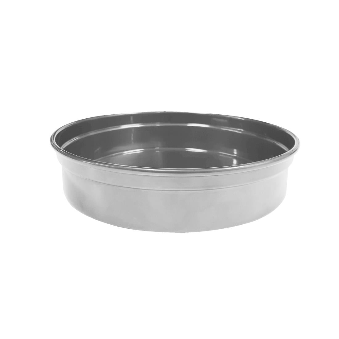 Tomkin Chef Inox Round Aluminium Bar Tray Silver 240x50mm (240x50mm | Silver | Aluminium) • PAS-DD435