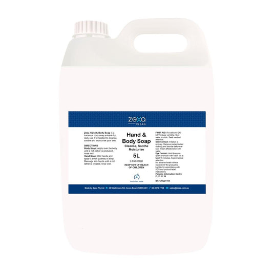 Zexa hand & body soap 5ltr • PAS-DD442