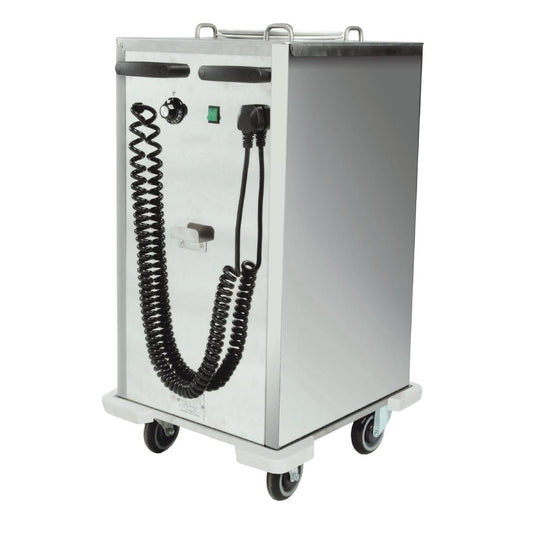Versigen Mobile fan-heated plate dispenser - Single Tube (Power: 1kW | Capacity: 75x203-305mm plates) • PAS-DD506
