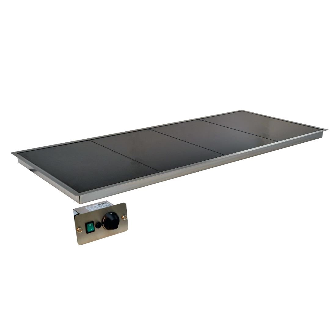 Versigen In-Counter Versitop ceramic glass food warmer - 4x1/1GN (Power: 0.9kW | Width:1358mm | 4x1/1GN) • PAS-DD511