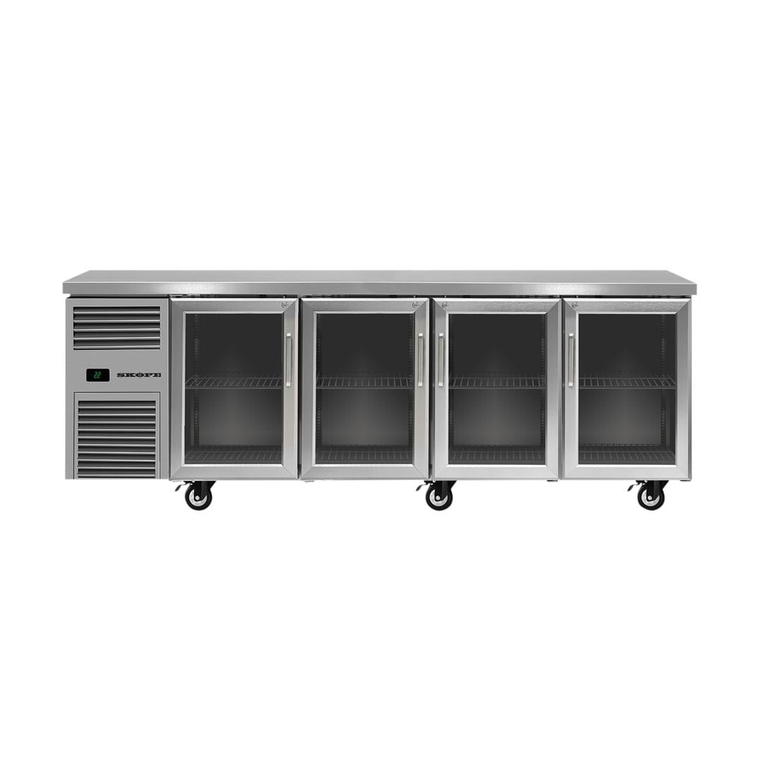 SKOPE ReFlex Four Door Underbench Storage Fridge RF7.UBR.4.GD 526Ltr • PAS-DD539