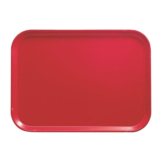 Cambro Camtray Rectangular Tray - Red - 355x457mm • PAS-DD584