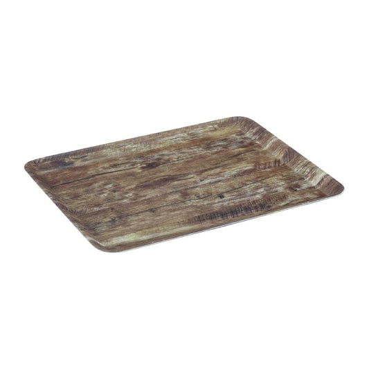 Cambro Low Profile Non Slip Wood Grain Tray 360mmx460mm Dark Oak • PAS-DD600