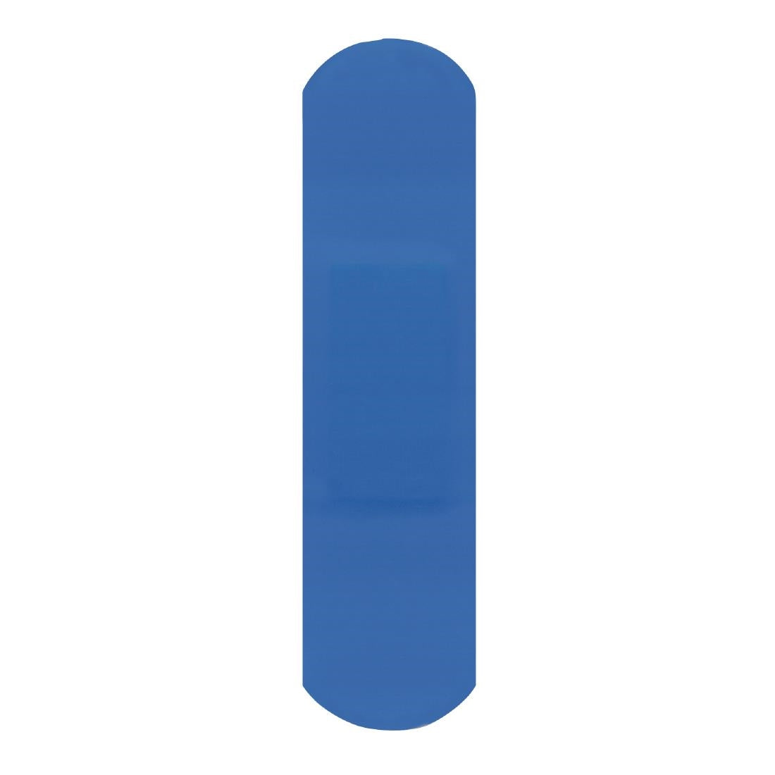 Dependaplast Blue Food Area Plasters 70mmx20mm (100 Pack) (Pack of 100 | Low Allergy Adhesive| Colour Blue) • PAS-DD611
