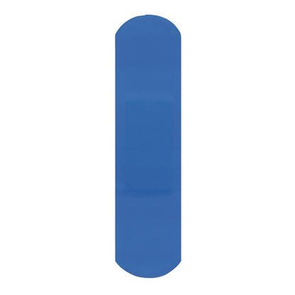Dependaplast Blue Food Area Plasters 70mmx20mm (100 Pack) (Pack of 100 | Low Allergy Adhesive| Colour Blue) • PAS-DD611