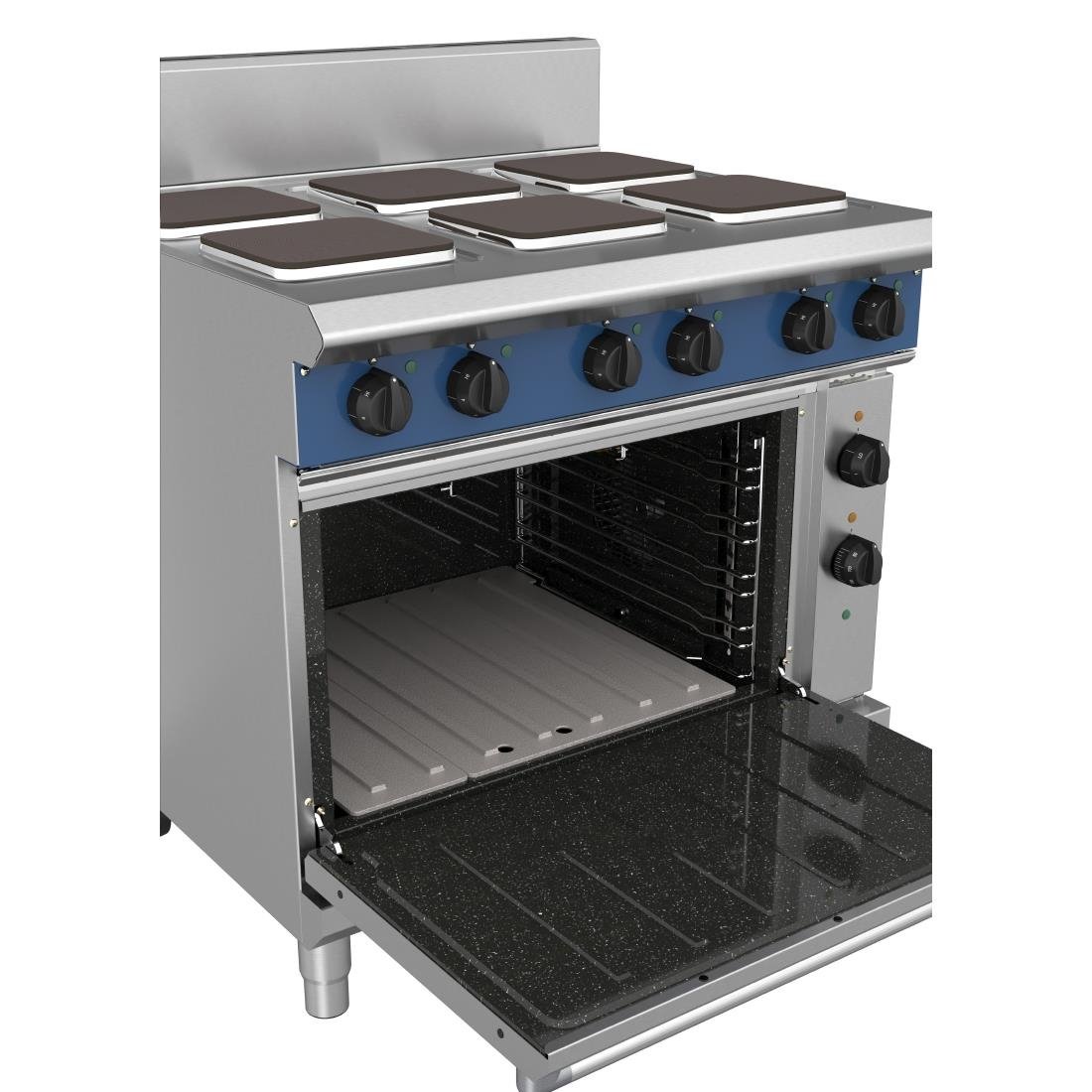 Blue Seal Evolution - 900mm Electric Range Convection Oven Sealed Hobs • PAS-DD700