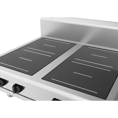 Waldorf 800 - 900mm Electric Induction Cooktop L/B Version-Bench Model • PAS-DD701