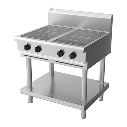 Waldorf 800 - 900mm Electric Induction Cooktop L/B Version - Leg Stand • PAS-DD702