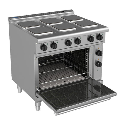 Waldorf 800 - 900mm Electric Range Convection Oven Low Back Version • PAS-DD704