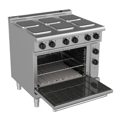 Waldorf 800 - 900mm Electric Range Static Oven Low Back Version • PAS-DD706
