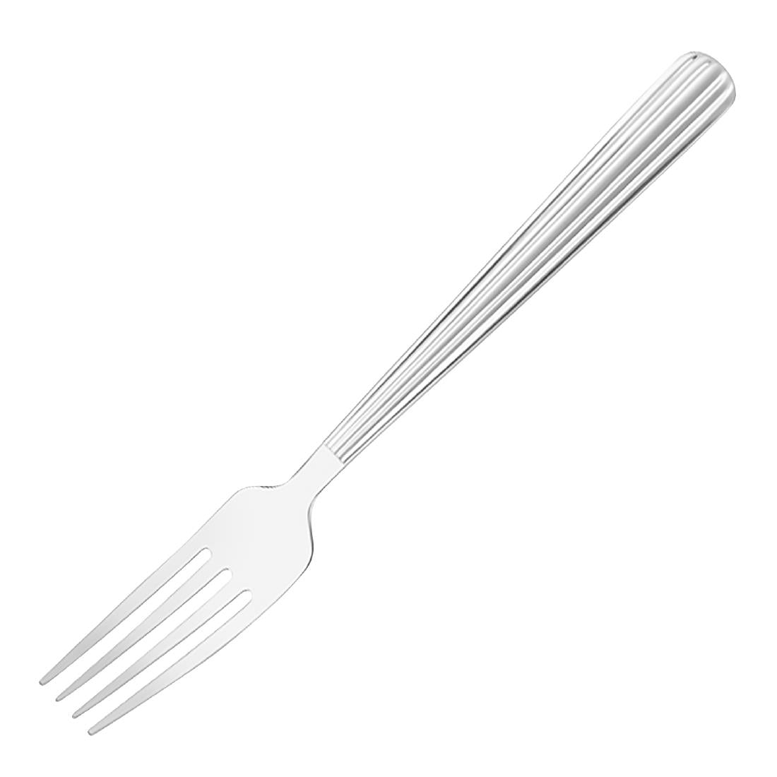 Tablekraft Lido Dessert Fork 18/10 Stainless Steel 188mm (12 Pack) (18/10 Stainless Steel | Pack 12 | 188mm) • PAS-DD729