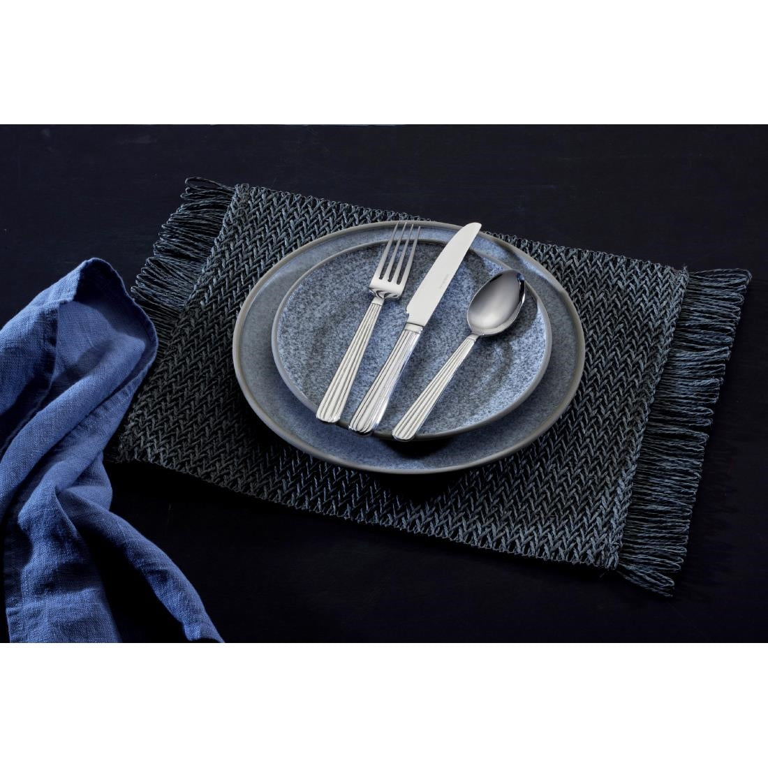 Tablekraft Lido Soup Spoon 18/10 Stainless Steel 180mm (12 Pack) (18/10 Stainless Steel | Pack 12 | 180mm) • PAS-DD731